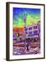 The Street Corner-Tom Kelly-Framed Giclee Print