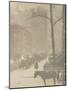 The Street, Design for a Poster (Photogravure)-Alfred Stieglitz-Mounted Premium Giclee Print