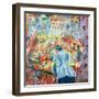 The Street Enters the House, 1911-Umberto Boccioni-Framed Giclee Print