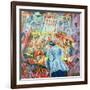 The Street Enters the House, 1911-Umberto Boccioni-Framed Giclee Print