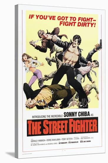 The Street Fighter, (aka The Street Fighter, aka Gekitotsu! Satsujin Ken), Sonny Chiba, 1974-null-Stretched Canvas