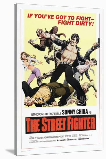 The Street Fighter, (aka The Street Fighter, aka Gekitotsu! Satsujin Ken), Sonny Chiba, 1974-null-Stretched Canvas