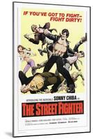 The Street Fighter, (aka The Street Fighter, aka Gekitotsu! Satsujin Ken), Sonny Chiba, 1974-null-Mounted Art Print