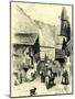 The Street of Meyringen Switzerland-null-Mounted Giclee Print