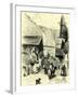 The Street of Meyringen Switzerland-null-Framed Giclee Print