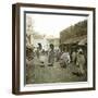 The Street of the Fondak El Trijo, Tangier (Morocco), Circa 1885-Leon, Levy et Fils-Framed Photographic Print