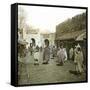 The Street of the Fondak El Trijo, Tangier (Morocco), Circa 1885-Leon, Levy et Fils-Framed Stretched Canvas