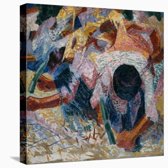 The Street Pavers, 1914-Umberto Boccioni-Stretched Canvas