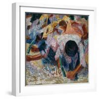 The Street Pavers, 1914-Umberto Boccioni-Framed Giclee Print