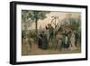 The Street Players-Marie Francois Firmin-Girard-Framed Giclee Print