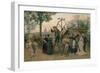 The Street Players-Marie Francois Firmin-Girard-Framed Giclee Print