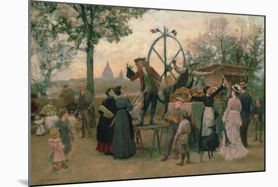 The Street Players-Marie Francois Firmin-Girard-Mounted Giclee Print