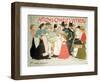 The Street, Poster For the Printer Charles Verneau, 1896-Th?ophile Alexandre Steinlen-Framed Giclee Print