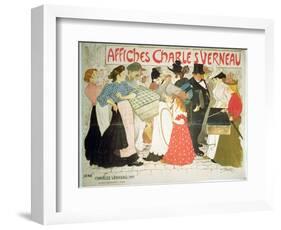 The Street, Poster For the Printer Charles Verneau, 1896-Th?ophile Alexandre Steinlen-Framed Giclee Print