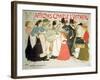 The Street, Poster For the Printer Charles Verneau, 1896-Th?ophile Alexandre Steinlen-Framed Giclee Print