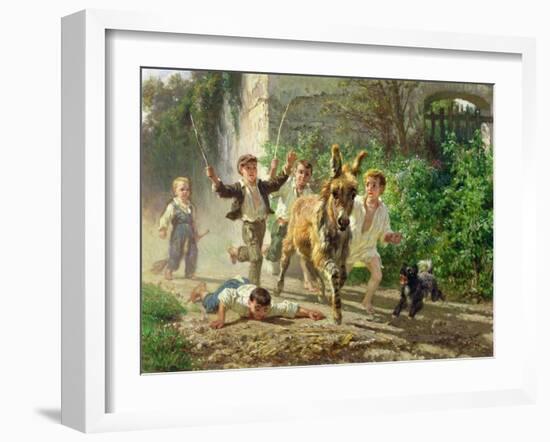 The Street Urchins, 1872-Filippo Palizzi-Framed Giclee Print