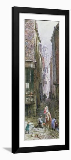 The Street Urchins-Louise J. Rayner-Framed Giclee Print