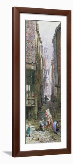 The Street Urchins-Louise J. Rayner-Framed Giclee Print