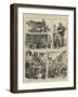 The Street Vendors' Question, Life in Golden Lane-null-Framed Giclee Print