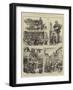 The Street Vendors' Question, Life in Golden Lane-null-Framed Giclee Print