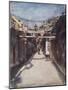 The Street with the Gallery-Mortimer Ludington Menpes-Mounted Giclee Print