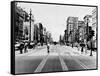 The Streetcar Tracks of Canal Street in New Orleans-null-Framed Stretched Canvas