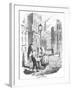 The Streets - Morning, C1900-George Cruikshank-Framed Giclee Print