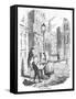 The Streets - Morning, C1900-George Cruikshank-Framed Stretched Canvas