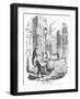 The Streets - Morning, C1900-George Cruikshank-Framed Giclee Print
