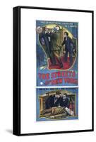 The Streets of New York Play Poster-null-Framed Stretched Canvas