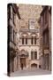 The Streets of Old Dijon and Hotel Aubriot, Dijon, Burgundy, France, Europe-Julian Elliott-Stretched Canvas