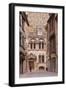 The Streets of Old Dijon and Hotel Aubriot, Dijon, Burgundy, France, Europe-Julian Elliott-Framed Premium Photographic Print