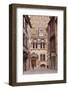 The Streets of Old Dijon and Hotel Aubriot, Dijon, Burgundy, France, Europe-Julian Elliott-Framed Photographic Print