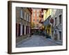 The Streets of Old Quebec City in Quebec, Canada-Joe Restuccia III-Framed Photographic Print