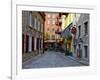 The Streets of Old Quebec City in Quebec, Canada-Joe Restuccia III-Framed Photographic Print