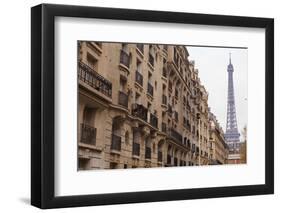 The Streets of Paris are Home to Many Intricately Designed Balconies and Balustrades-Paul Dymond-Framed Photographic Print