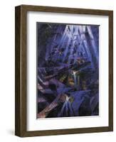 The Strengths of a Street-Umberto Boccioni-Framed Giclee Print