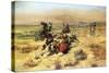 The Strenuous Life-Charles Marion Russell-Stretched Canvas