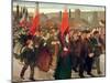 The Strike, 1899 (Oil on Canvas)-Jules Adler-Mounted Giclee Print