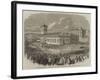 The Strike at Blackburn, Large Meeting of Operatives in the Market-Place on Thursday Week-null-Framed Giclee Print