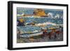 The Strike at Llanca, Spain; La Greve De Llanca, Espagna, C.1896 (Oil on Canvas)-Louis Valtat-Framed Giclee Print