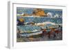 The Strike at Llanca, Spain; La Greve De Llanca, Espagna, C.1896 (Oil on Canvas)-Louis Valtat-Framed Giclee Print