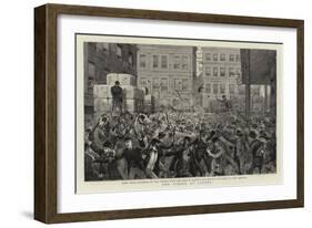 The Strike at Sydney-null-Framed Giclee Print