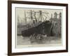 The Strike of Dock Labourers at Melbourne-null-Framed Giclee Print