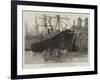 The Strike of Dock Labourers at Melbourne-null-Framed Giclee Print