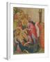 The Strike of the Lance (Detail of the Group around the Virgin) (Tempera on Panel)-Simone Martini-Framed Giclee Print