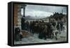 The Strike (Pittsburgh, 1877), 1886-Robert Koehler-Framed Stretched Canvas