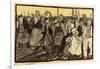 The Strikers, Cartoon from 'L'Assiette Au Beurre', 5 March, 1904-Georges Dupuis-Framed Giclee Print