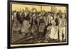 The Strikers, Cartoon from 'L'Assiette Au Beurre', 5 March, 1904-Georges Dupuis-Framed Giclee Print