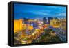 The Strip, Las Vegas, Nevada, United States of America, North America-Alan Copson-Framed Stretched Canvas